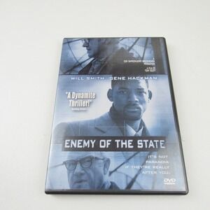 Enemy of The State‎ DVD Will Smith Gene Hackman Action Thriller
